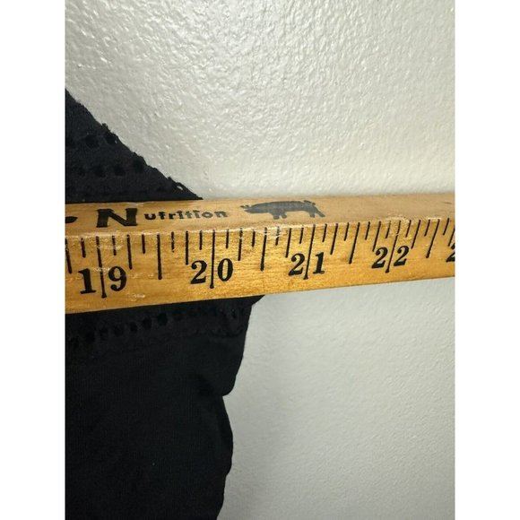 Chicos Maxi Dress Size 2 Black Sleeveless Sundress - Picture 3 of 13